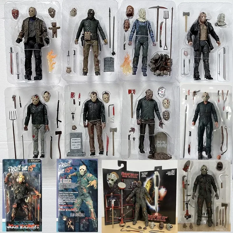 NECA-Sexta-feira 13 Freddy Jason Voorhees Blood Action Figure