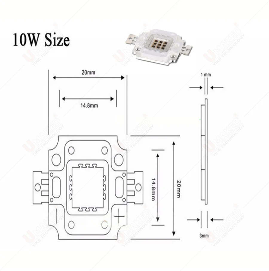 High Power Intensity Led Chip Infrared Far Red Light Bulb Lamp Bead 3W 5W 10W 20W 30W 50W 100W Smd Cob 730Nm 850Nm 940Nm Ir Led