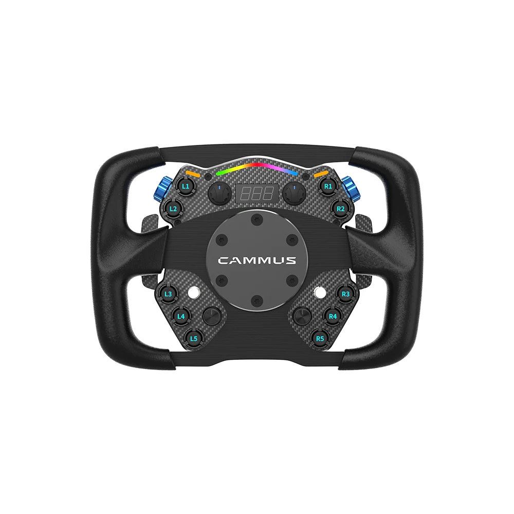 CAMMUS GTR Gaming Steering Wheel Driving Force Games Racing Pedals Direct Drive Simulation for PC Game F1