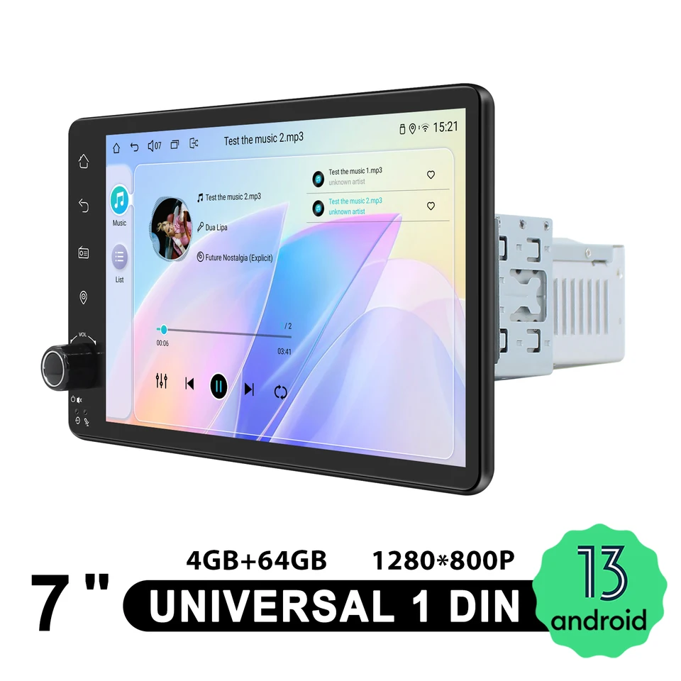 JOYING 7インチ 1DIN ユニバーサルカーナビゲーションシステム 1280