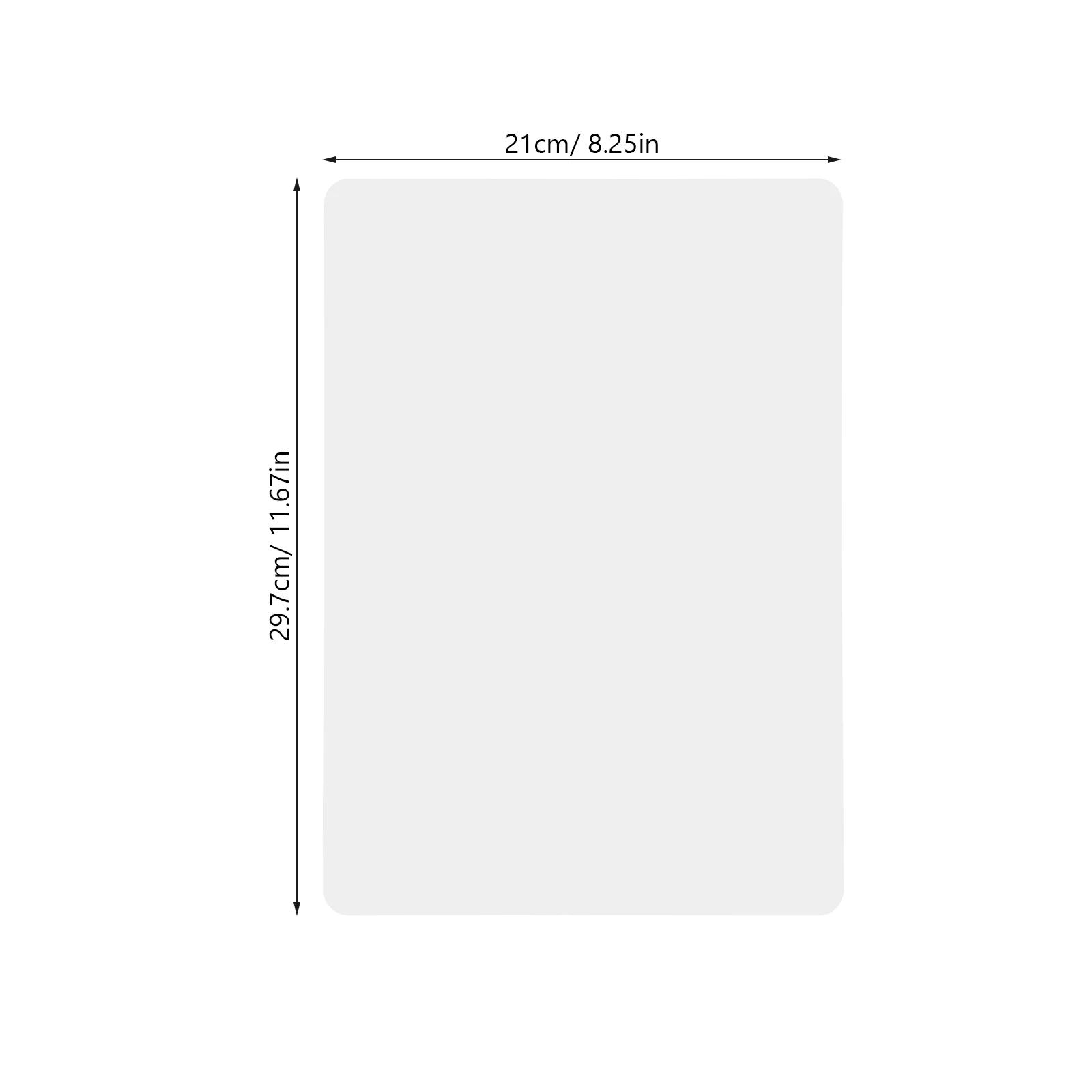 2 stuks draagbaar klein whiteboard droog uitwisbaar vel voor kantoor en thuis Gemakkelijk op te bergen wit bord droog uitwisbare whiteboards