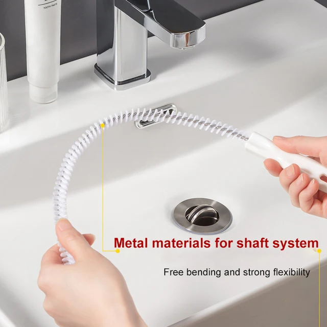 Pipe Dredging Brush Bathroom Hair Sewer Sink Cleaning Brush Drain Cleaner Flexible Cleaner Clog Plug Hole Remover Tool 3 Pipe Dredging Brush Bathroom Hair Sewer Sink Cleaning Brush Drain Cleaner Flexible Cleaner Clog Plug Hole Remover Tool 3
