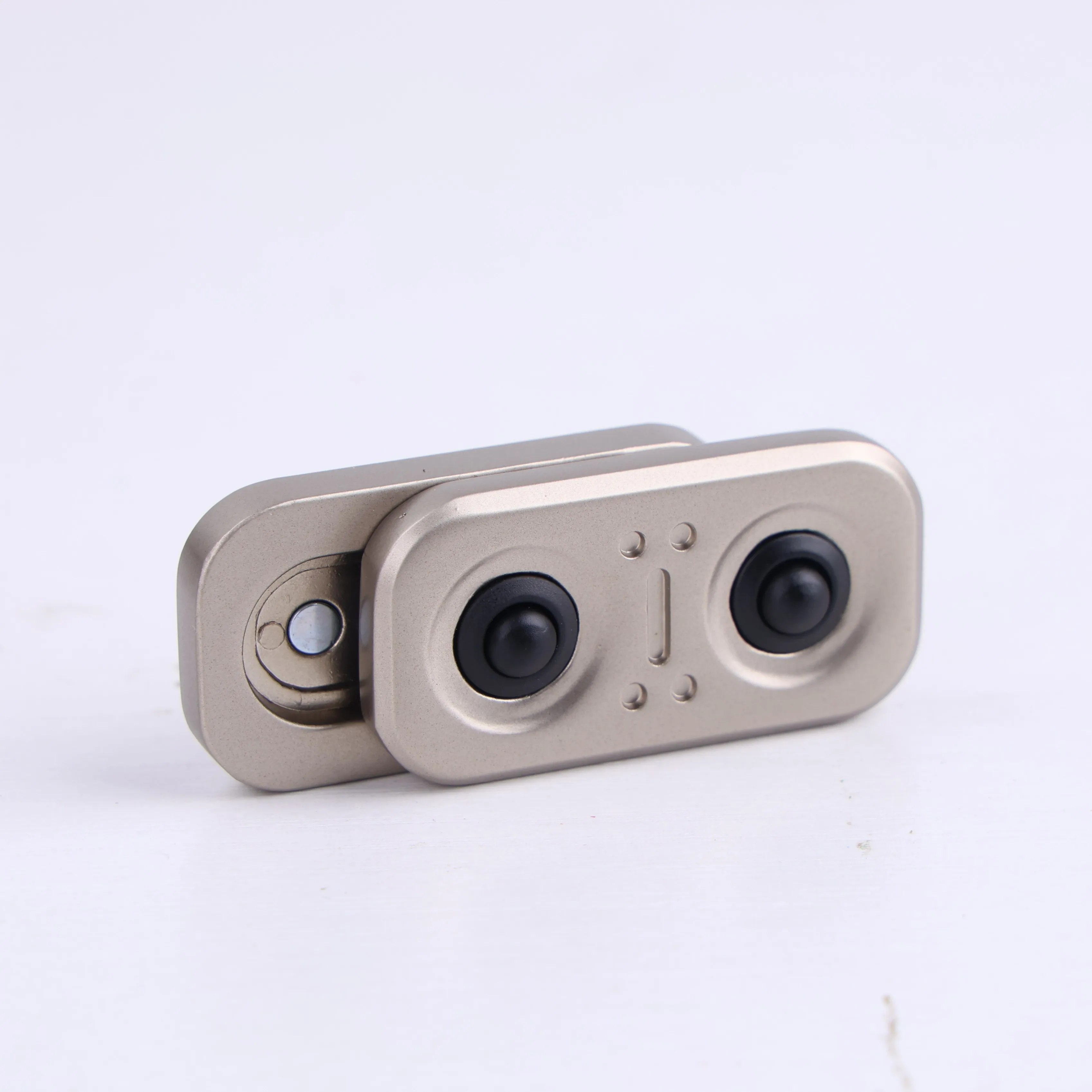 Metal Owl Push Slider Fidget Toy Magnetic Popping Coin EDC Stress Relief Hand Spinner ADHD Anti-anxiety Fidget Widget Office Poc - view 3