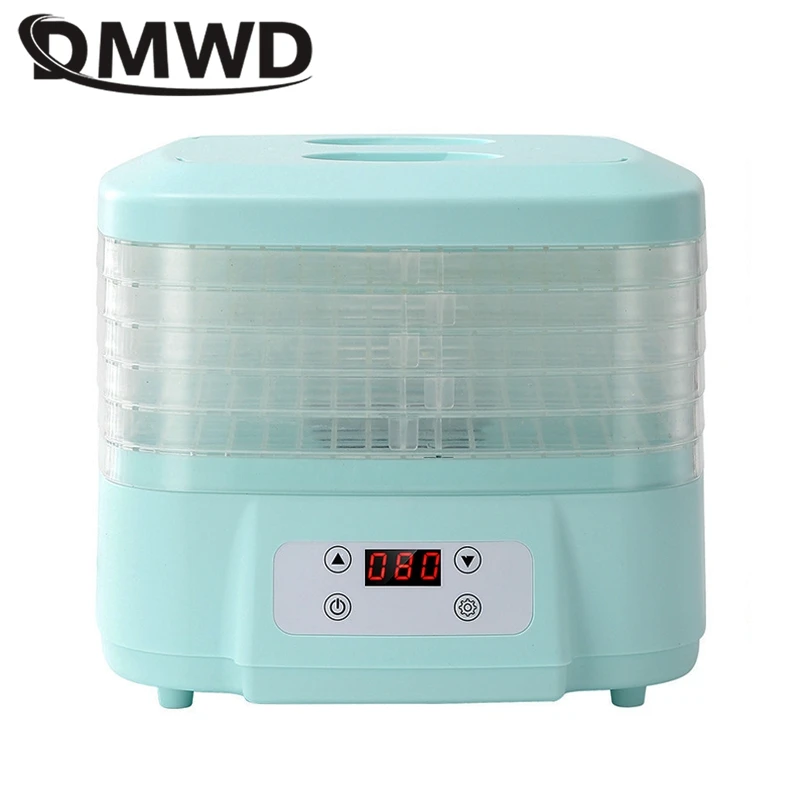 Máquina secadora de frutas de larga duración 24H, deshidratador de alimentos inteligente de 6 capas, desecitador con Control de temperatura, horno para asar hierbas secas