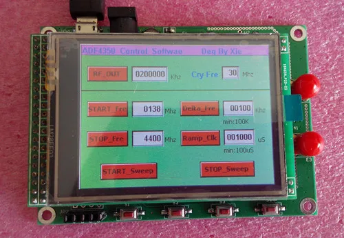 ADF4350 ADF4351  Module TFT color touch screen STM32 sweep frequency signal source