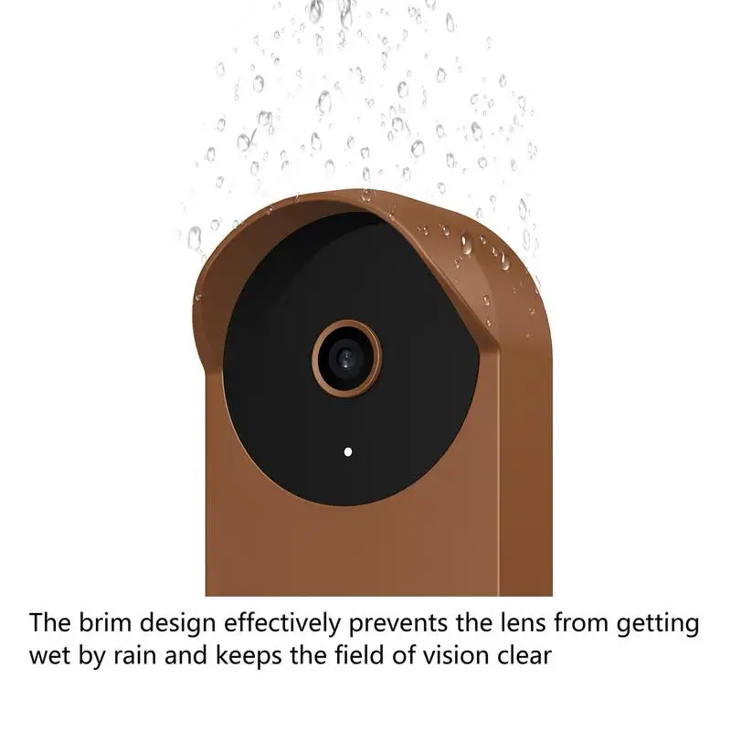 Capa protetora de silicone para campainha do Google Nest, Câmera UV, Resistente às intempéries, Impermeável, Visão Noturna, Capa de sílica