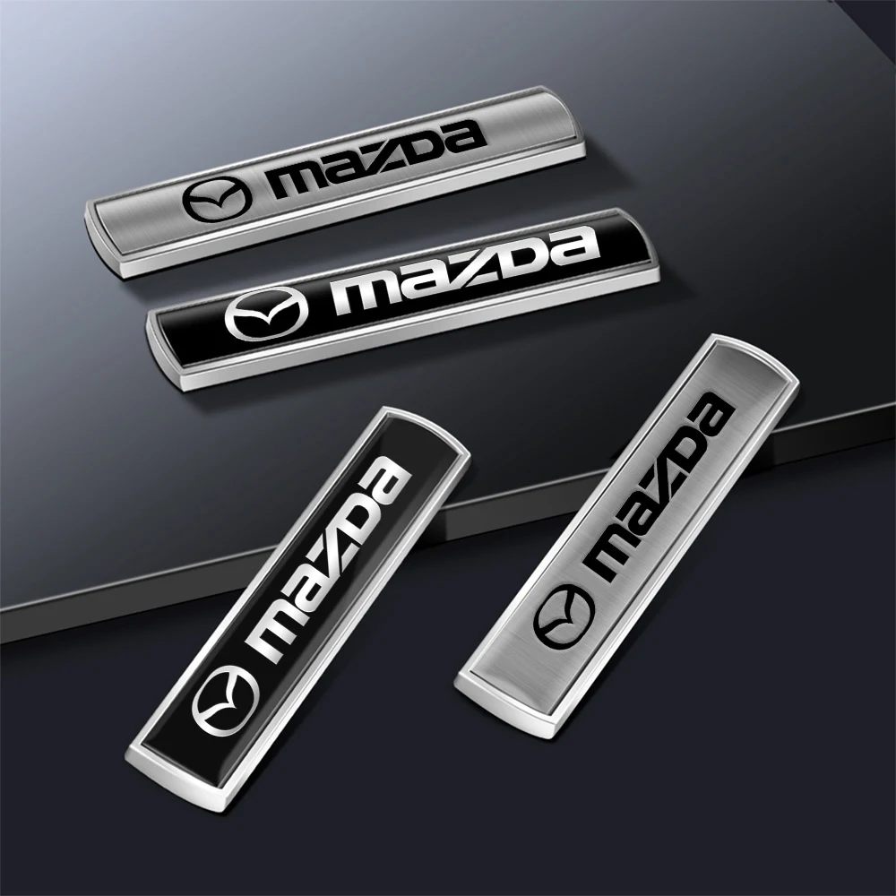 3D Metal Car Badge Trunk Side Window Body door Sticker Decals Motorcycle Accessories For Mazda 3 Axela 6 GH Atenza CX5 2 Demio