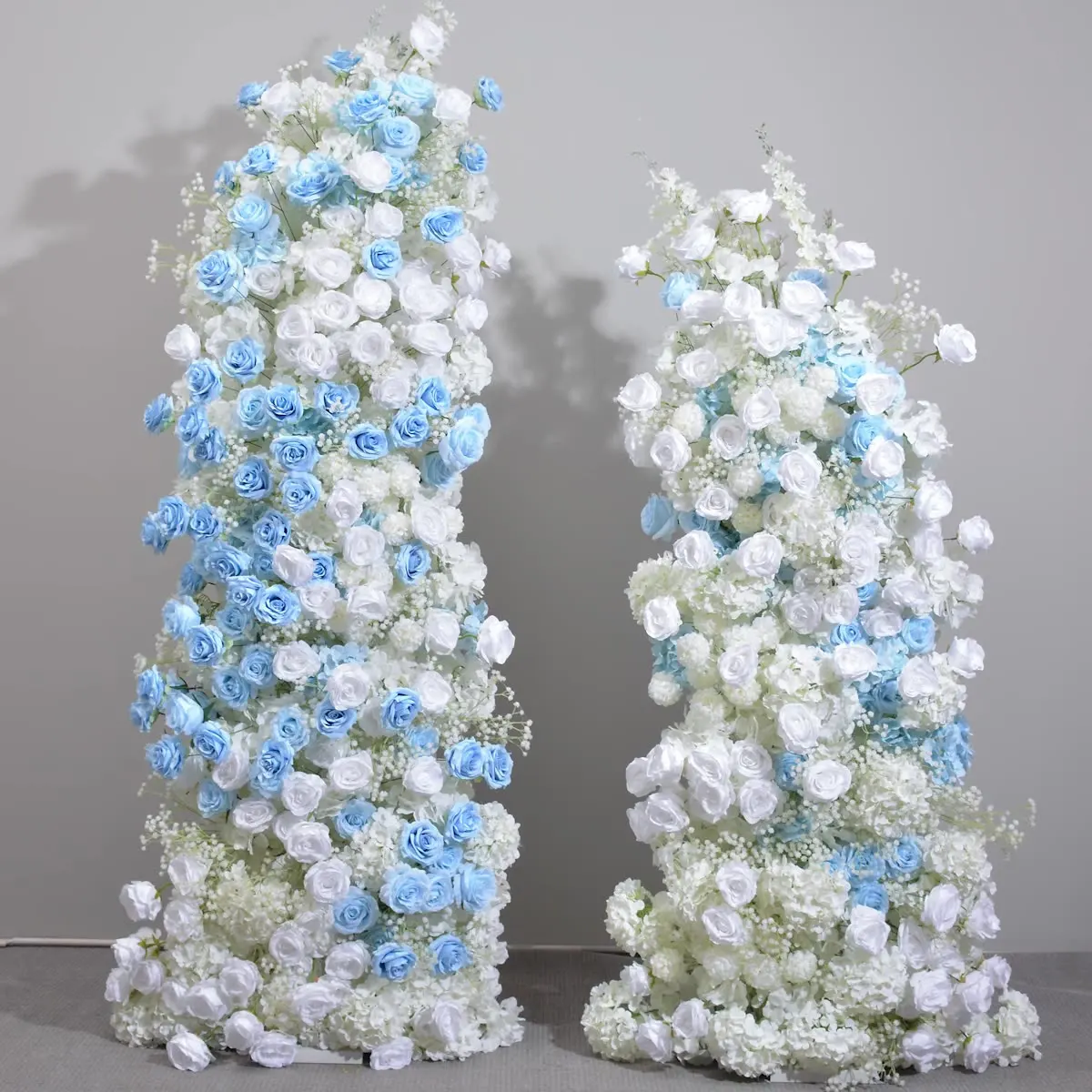 

Customized Blue Artificial Flower Arch Wed Arch Silk Artificial Flowers for Wedding Decoration and Party