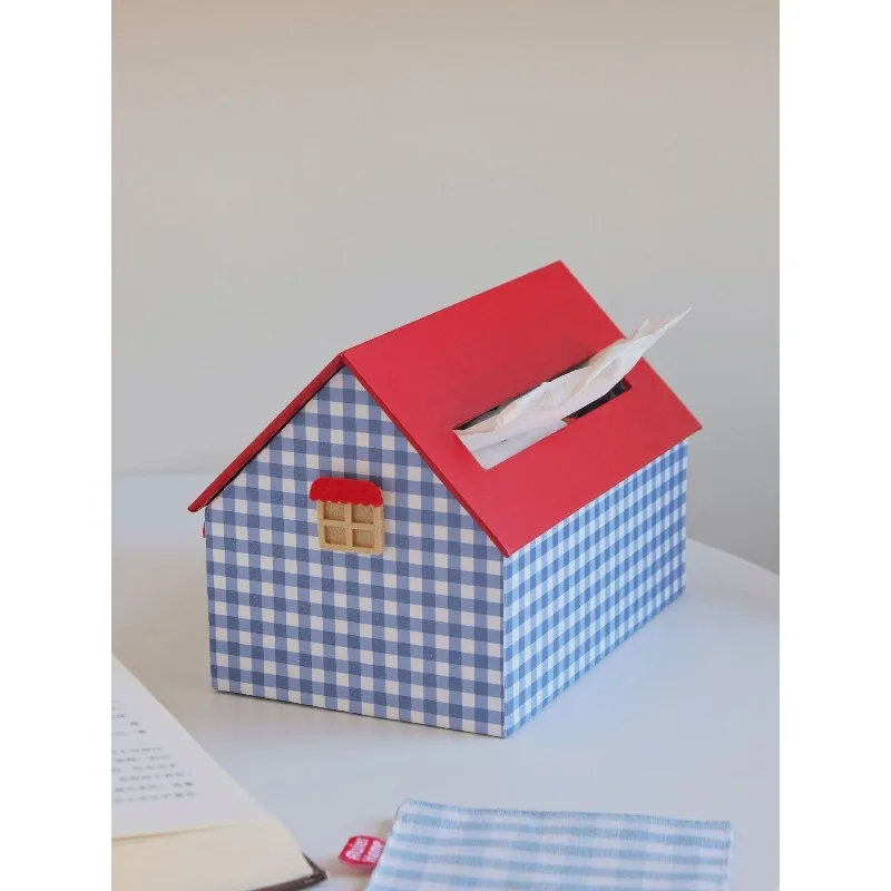 صندوق مناديل كوخ كور - تصميم منزلي جمالي قابل للطي على Instagram، منظم غرفة نوم لطيف مع موزع مخفي، ديكور منزلي