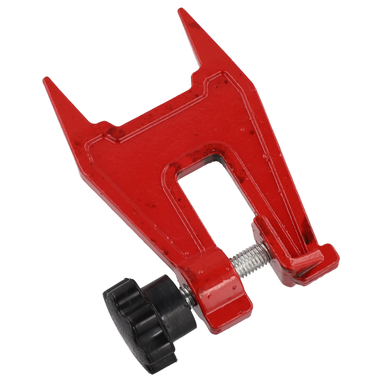 Adjustable for chainsaw Stump Vise for Guide Plate Support and for chainsaw Sharpening on Logs or Wood Cuts with Thumb Screw