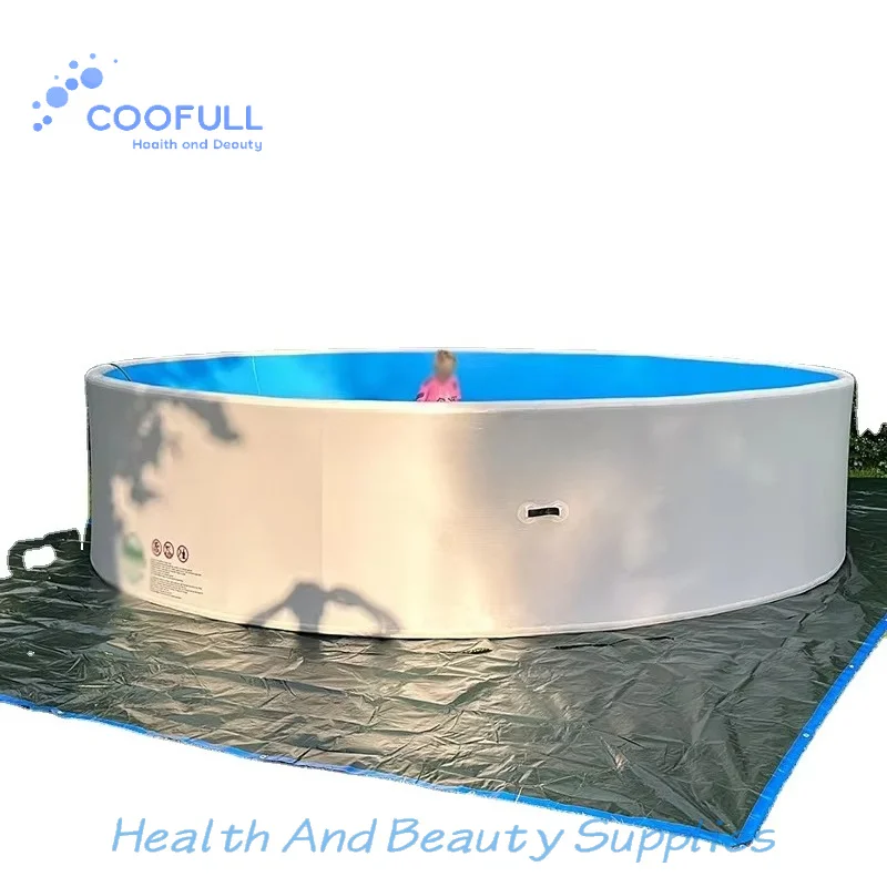 Coofull SUNWAY 5M Foldable Bathtub Adult Bath Tub  Inflatable Spa Hot Tub Outdoor Hot Tub Spa Universal Pool Spa