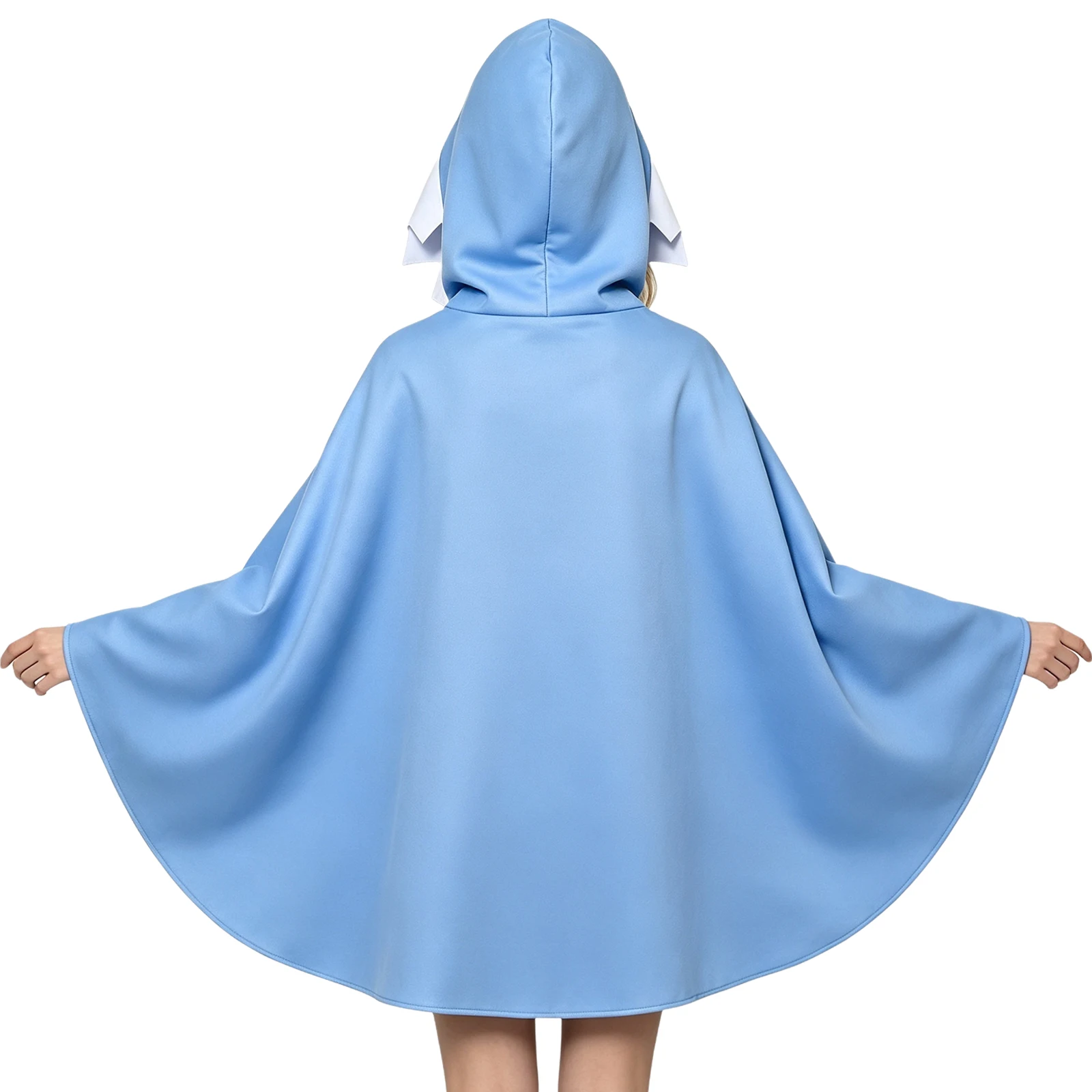 Adult Animal Hooded Cloak Color-blocked Blanket Cape Tops for Theme Party Halloween Cosplay Dress Up