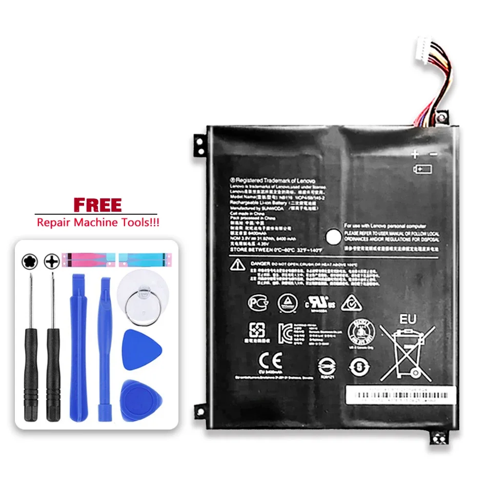 

8400mAh Battery NB116 for Lenovo Ideapad 100S 100S-11IBY 100S-80R2S Series 0813001 1ICP4 145-2 0813001 5B10K37675 Notebook