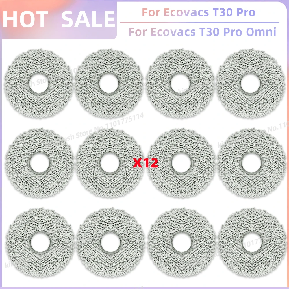 Passend Für Ecovacs T30 Pro Omni / T30 OMNI, Ecovacs Deebot T30e Pro Omni, YEEDI M12 ULTRA PLUS / M12 Pro+ Teile Hauptrolle Seitenbürste Filter Staubbeutel Wischmopptuch