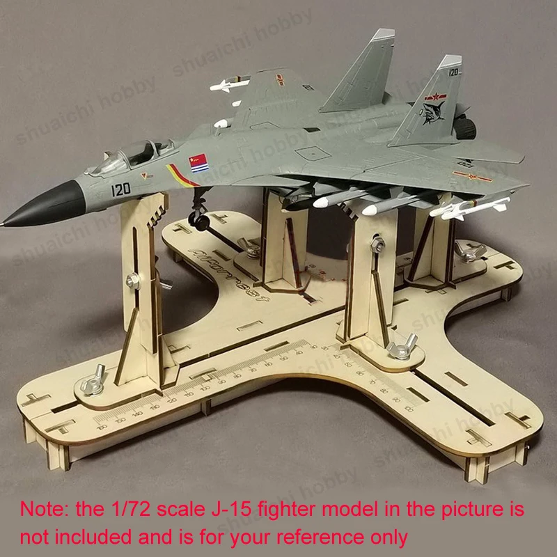 1Set Aircraft Model Assembly Bracket Laminated Board Stand Support Simulation Airplane DIY Tools with Scale for Painting Display