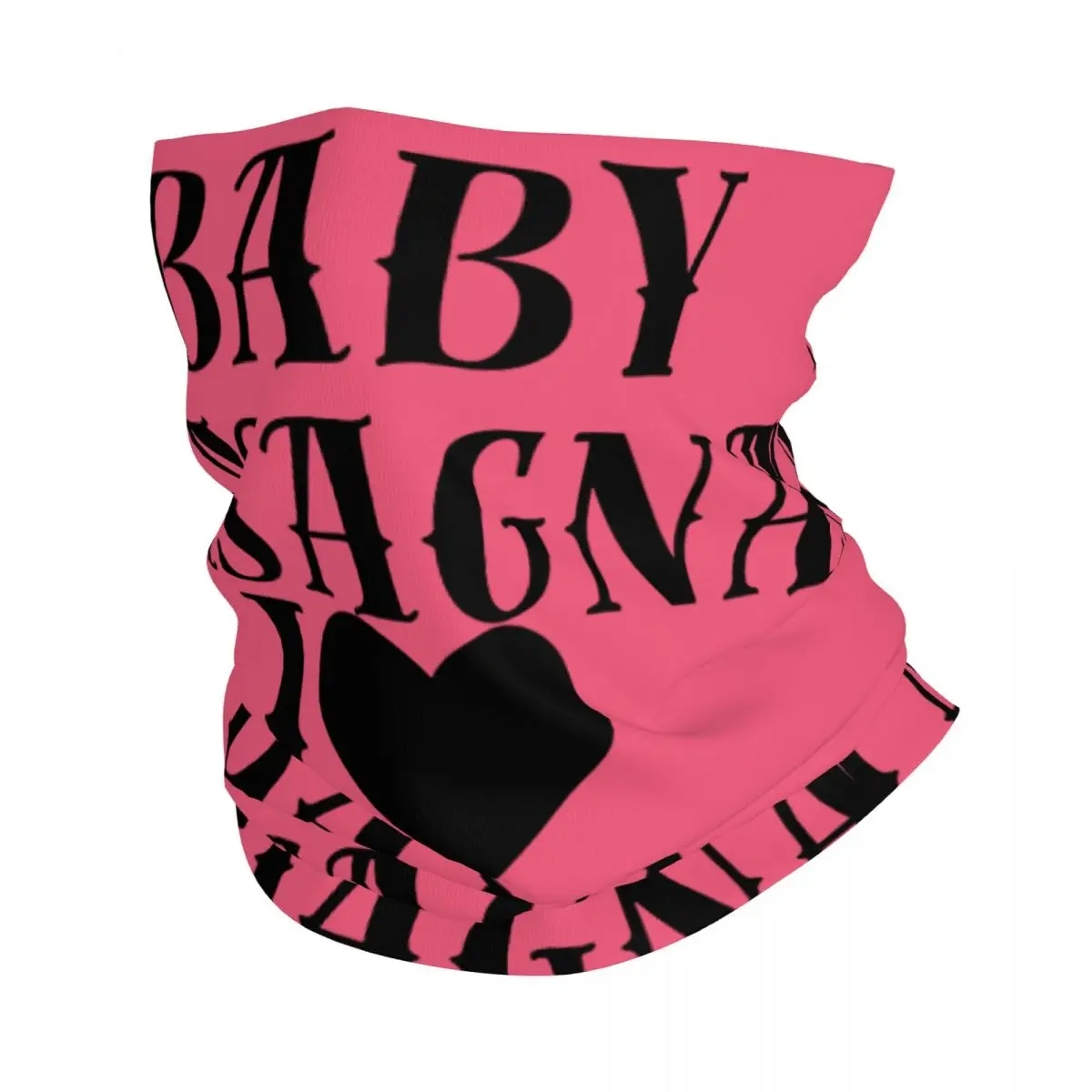 

I Love Baby Lasagna (Eurovision 2024) Bandana Neck Gaiter Motorcycle Club Baby Lasagna Wrap Scarf Balaclava Riding Unisex Winter