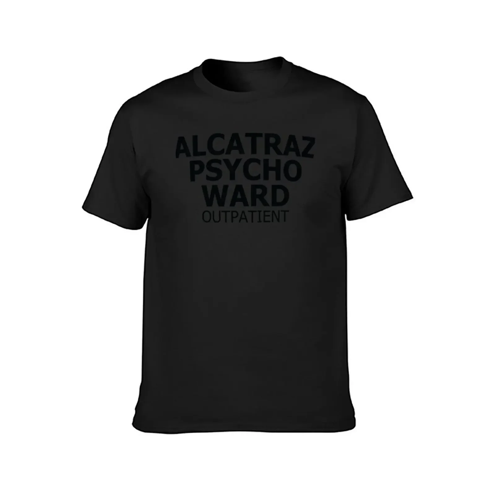 Alcatraz Psych Ward Outpatient Funny Prisoner T-Shirt quick drying kawaii clothes baggy shirts Men's t-shirt