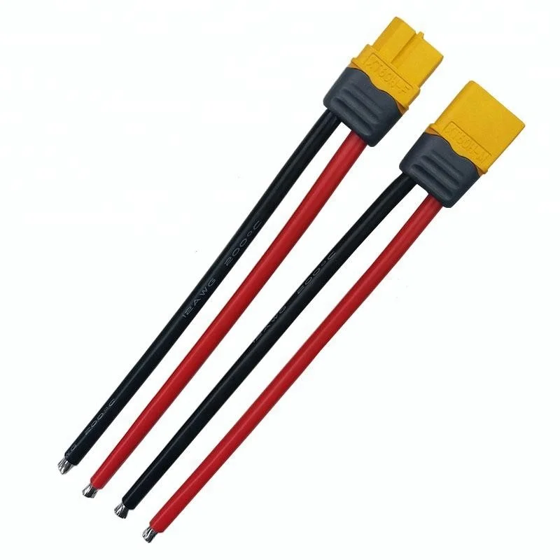 10PCS Amass Connector XT60H Pigtail Wire XT60 Female Male Plug 12AWG 150mm For RC Lipo Battery Airplane