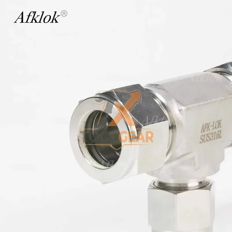 2026hotsale* High Quality Stainless Steel 316L Polished High Pressure Three-ways Thread for Industrial Engineering Connector