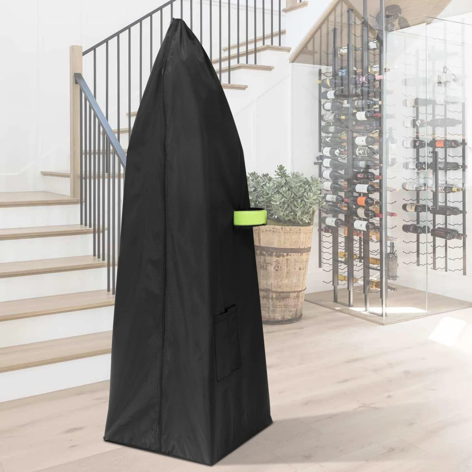 Vacuum Cleaner Protect Cover Drawstring Upright Vacuum Cover Lightweight Tear-Resistant for Closet