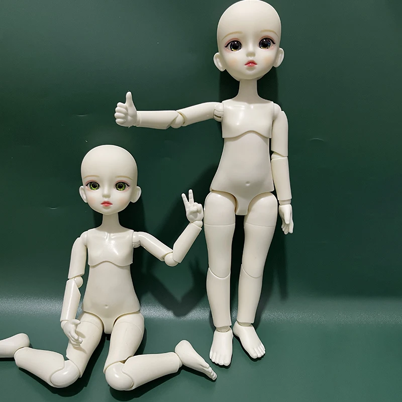 30CM DOLL 1/6 Bjd Doll Mechanical Joint Body Naked Doll with Makeup Doll Head Kids Girls Doll Toy Gift