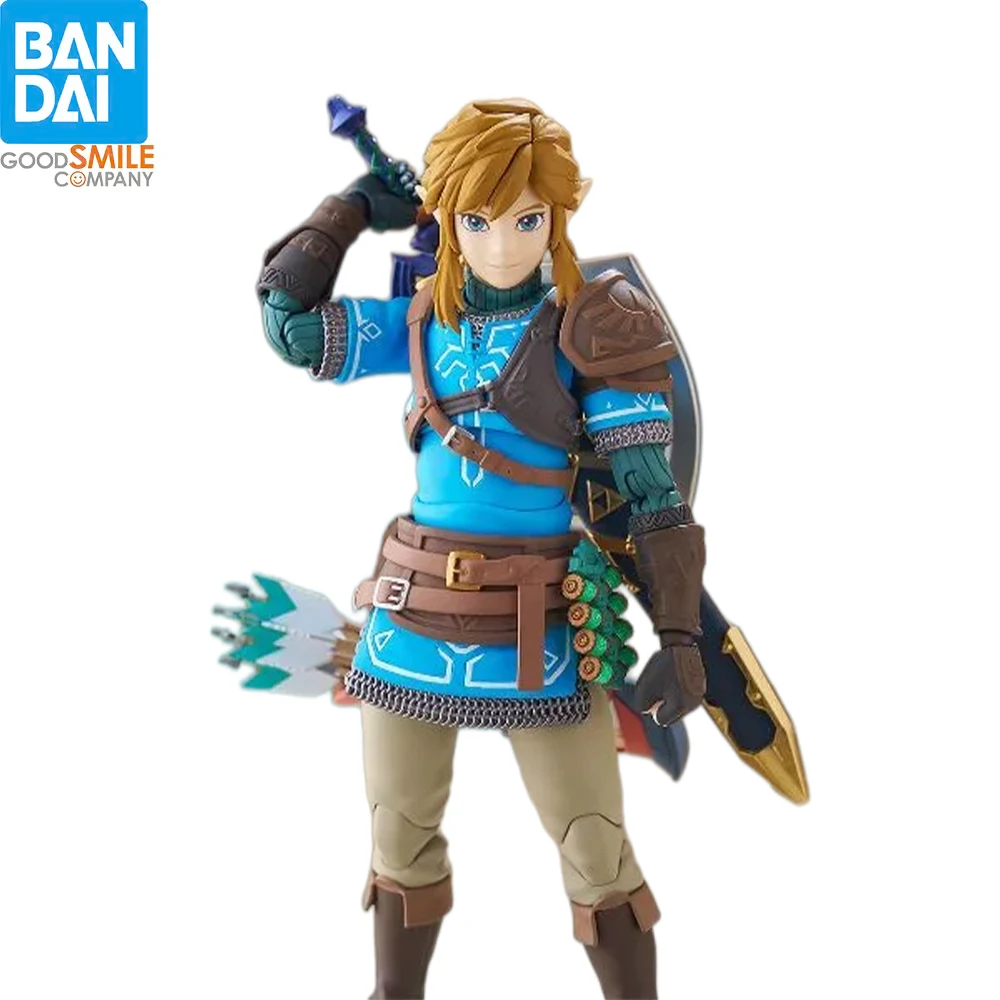 Brand New GSC Figma Zelda Link 15cm Tears Kingdom Action Figure Collectible Gift For Anime Lovers And Otaku Fans Desk Decor