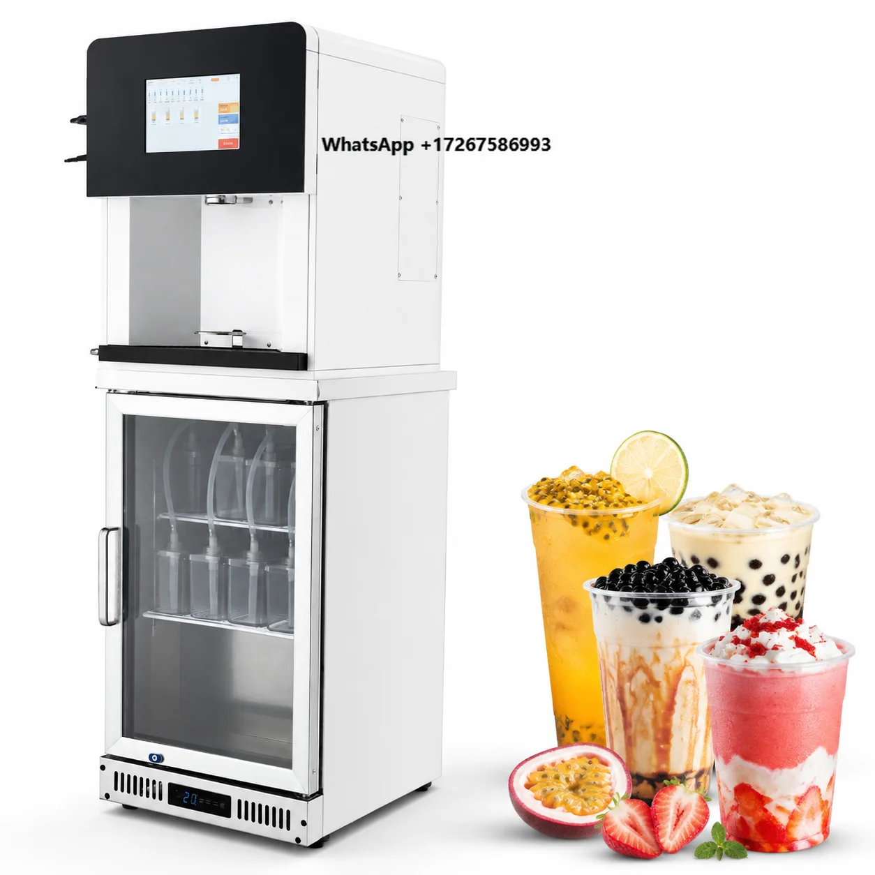 Commercial Refrigerated Automatic Bubble Tea Machine Bubble Tea Dispenser Commercial Catering Machine Custom Logo OEM