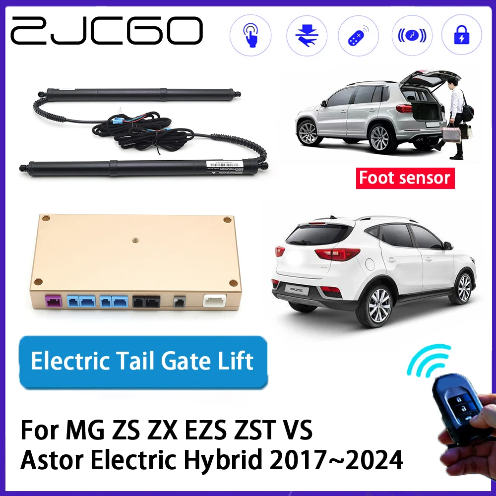 ZJCGO Auto Trunk intelligent Electric Tail Gate Lift Automatic Tailgate for MG ZS ZX EZS ZST VS Astor Electric Hybrid 2017~2024