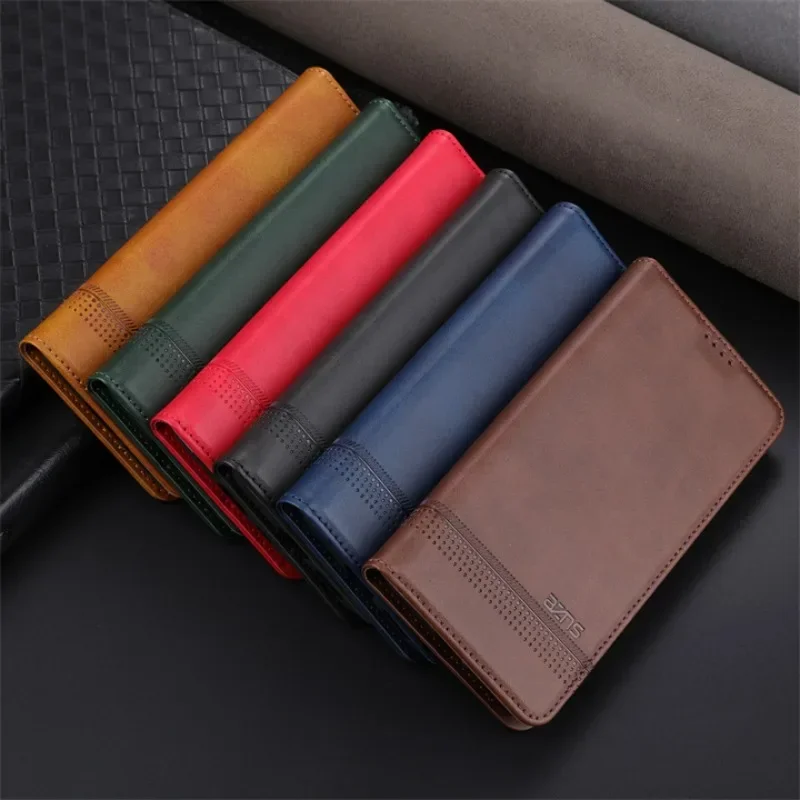 A55 A 35 15 06 A05 M55 5G Magnetic Leather Flip Book Case For Samsung Galaxy A05S A15 A35 A55 A16 A54 A34 A24 A73 A53 A33 Cover