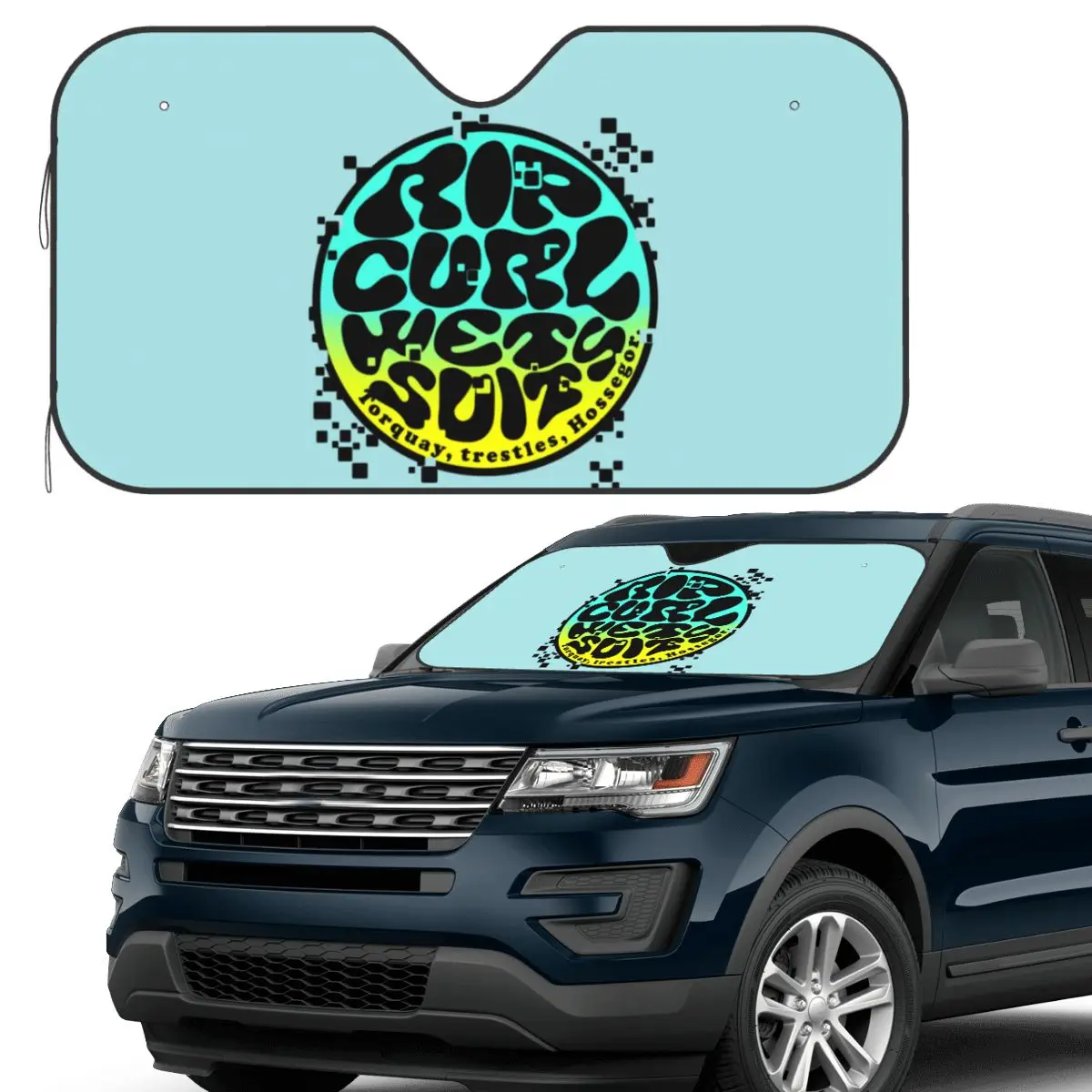

Surfing Rip Curl Sunshade Windscreen Car Front Windshield Window Sun Visor Accessories Covers