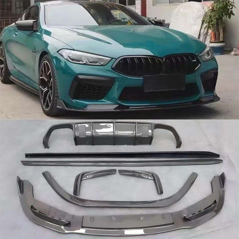 

For BMW M8 G14 G15 G16 Real Carbon Fiber Bumper Front Lip Rear Diffuser Side Skirts Tail Wing Wind Knife Spoiler Body Kit