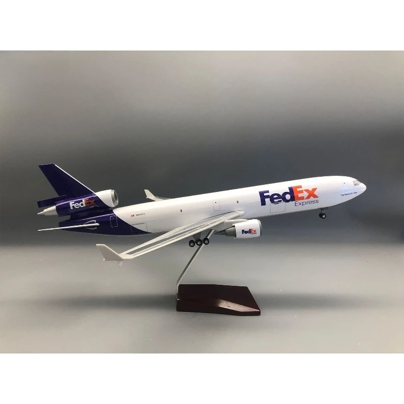 1:130 McDonnell Douglas MD-11 Federal Cargo Aircraft Model, Simulating Static Aircraft, Interior Decoration Crafts