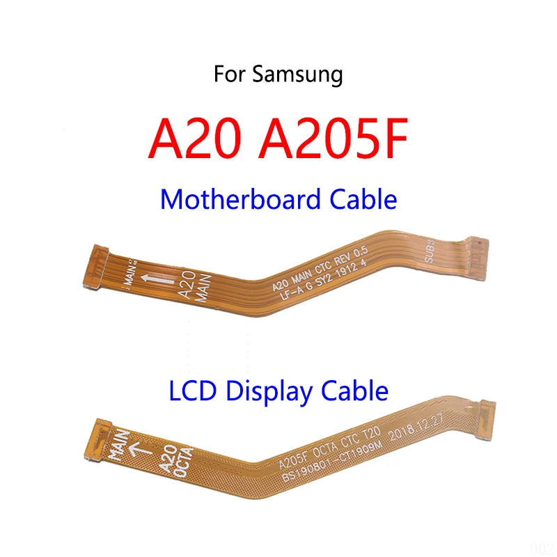 LCD Display Connect Motherboard Cable Main Board Flex Cable For Samsung Galaxy A10 A20 A30 A305F A40 A50 A505F A60 A70 A80 A90