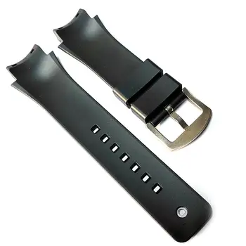 29x21mm pro Gucci YA137/YA137107A gumový řemínek na hodinky s vyhrazeným vyčnívajícím portem, vodotěsný mužský černý náramek 6 nejlepší prodej Části hodinek Gucci - №3