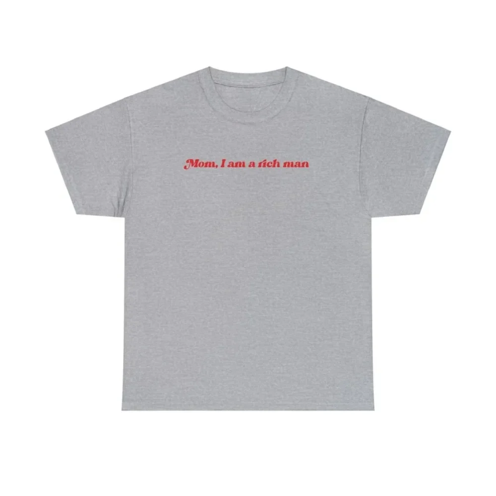 Feminist T-Shirt Mom I Am A Rich Man Tee Vintage Aesthetic Equal Rights Feminist Shirt Women Empowered Woman Feminist Gift