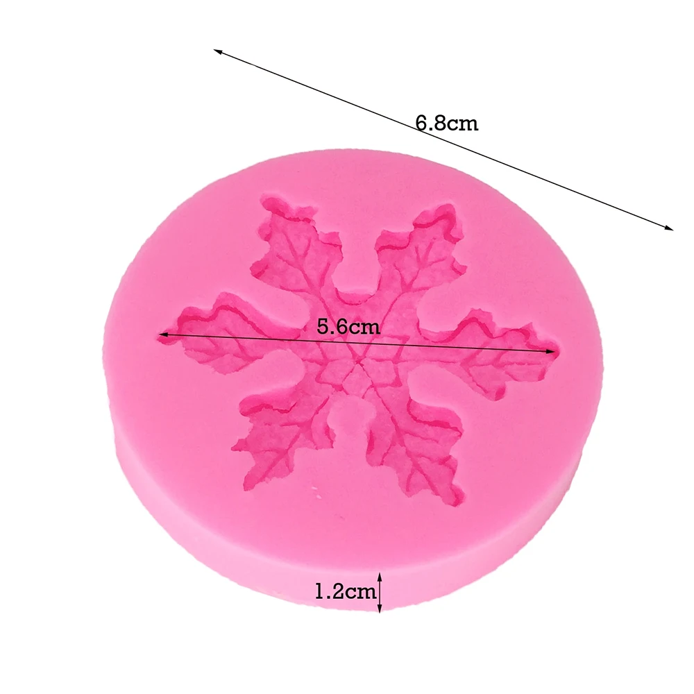 Christmas fondant Snowflake Silicone Mold / Snowflake Fondant Mold / Clay Mold / Winter Candy Mold / Holiday Resin Mold