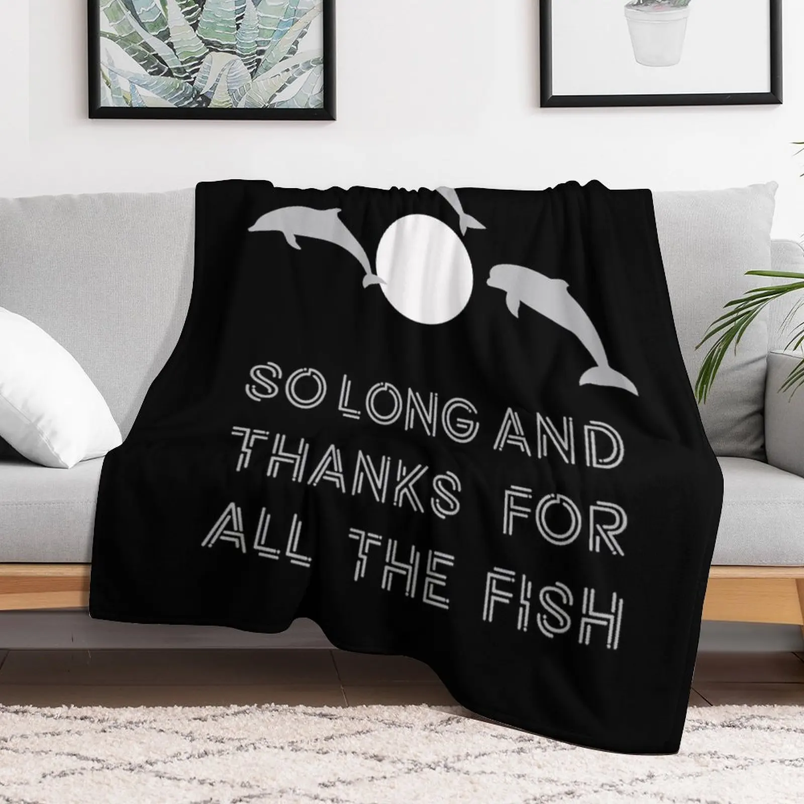 طويلة جدًا وشكرًا لجميع السمك، بطانية رمي السرير عصرية الأربعاء للأريكة والبطانيات الناعمة الرقيقة #2