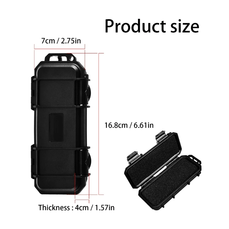 E15D Tool Case for Safe Equipment Storage Travel Waterproof Shockproof Box