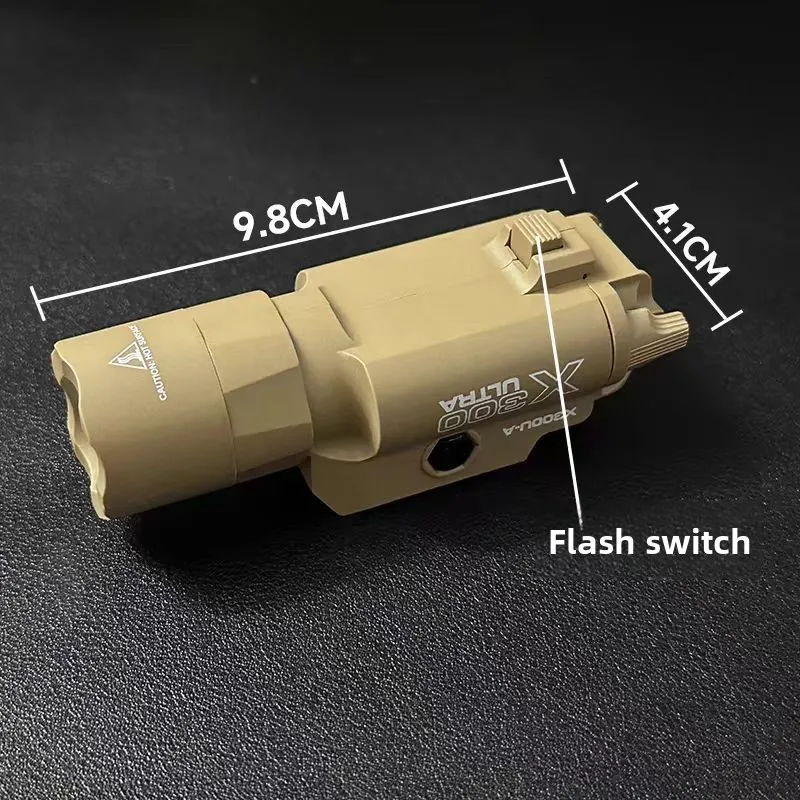 Taktische Licht X300 X300U Nylon Pistole Pistole Strobe LED Licht Fit 20mm Schiene Airsoft Hängen Jagd Taschenlampe – Detail 2