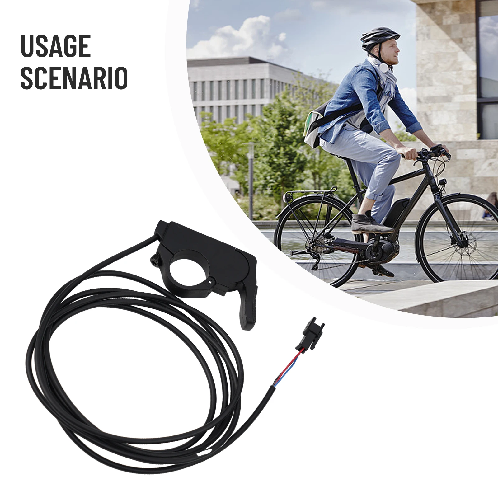 

Efficient and Reliable Riding Electric E Bike Thumb Throttle Speed Control Quick Release Trigger 140X for Various Power Levels