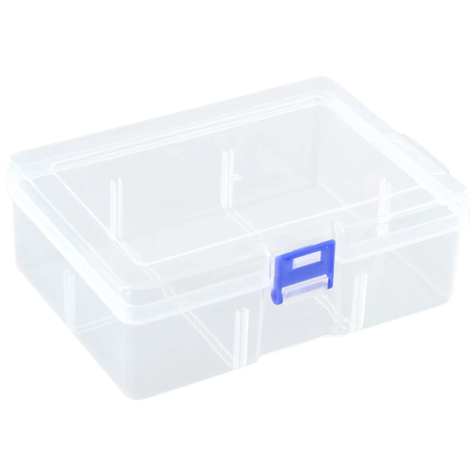 1pcs Transparent Plastic Storage Organizer Compartment Adjustable Container Box For Jewelry Button Rectangle Box Case