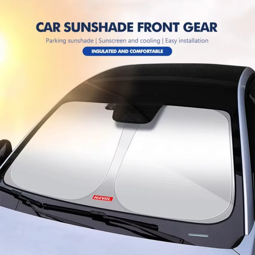 Heat Insulation Foldable Car Windshield Sun Shade Anti-UV Front Glass Cover Visor Shield for Haval H6 Jolion Dargo F7 M6 H9