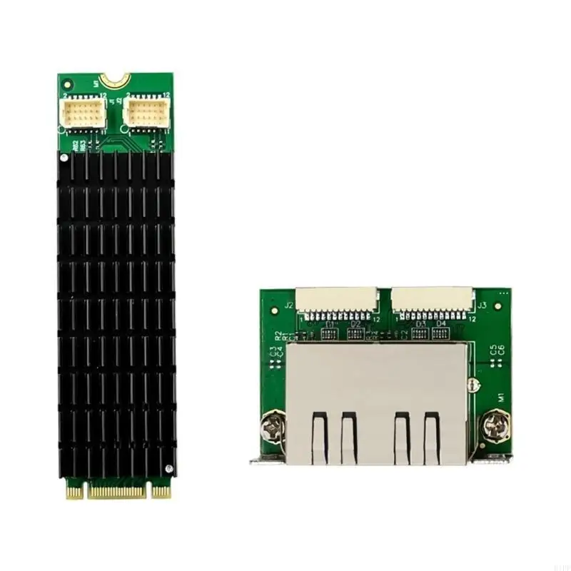 E1pf i210At dois adaptadores lan gigabit lan m.2 b+m slot chave para sistemas PC
