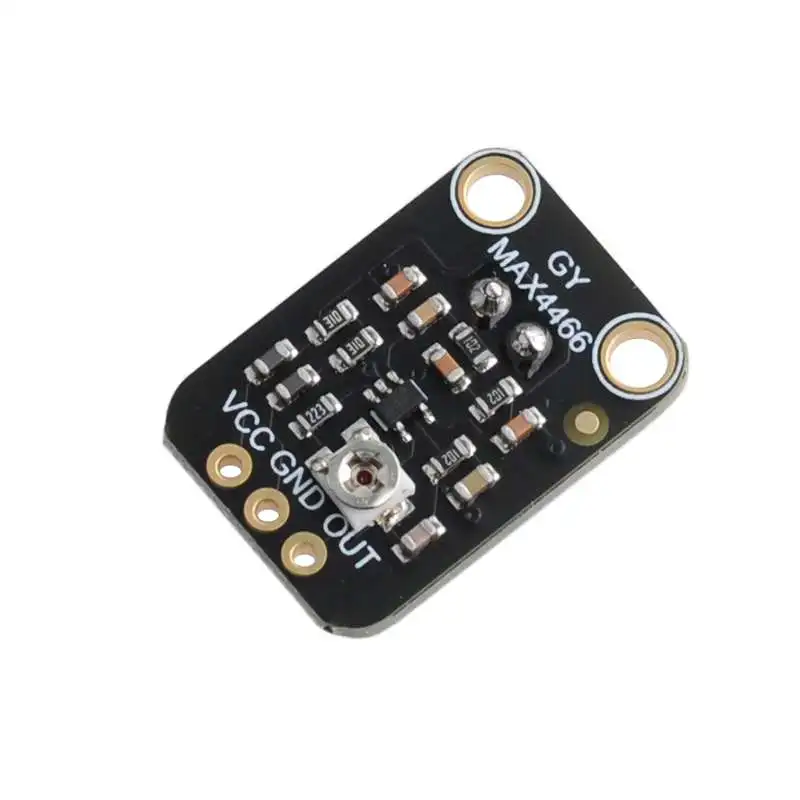 GY-MAX4466 Electret Microfone Amplificador MAX4466 Mic Breakout Board com ganho ajustável para Arduino 2pcs/5pcs/10Pcs