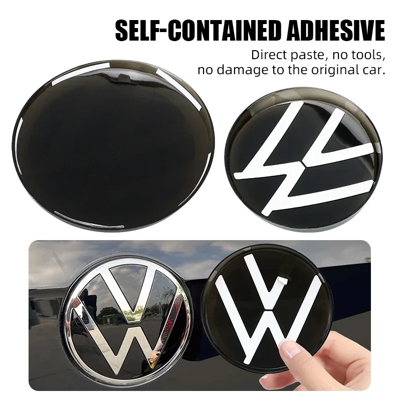 Car Modification Logo Sticker Not Affect ACC Front Rear Emblem Badges Cover For VW Volkswagen TIGUAN 2010-2020