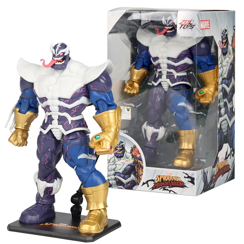 Original Zd Venom Parasitic Spider Man Iron Man Thanos Captain America Black Panther Action Figure Marvel Legends Toys Gifts - view 5