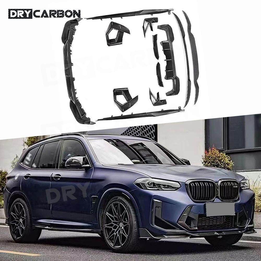 

Front Bumper Lip Rear Diffuser Side Skirts Air Vent Intake Cover Trims Rear Spoiler Accessories for BMW X3M F97 2022+