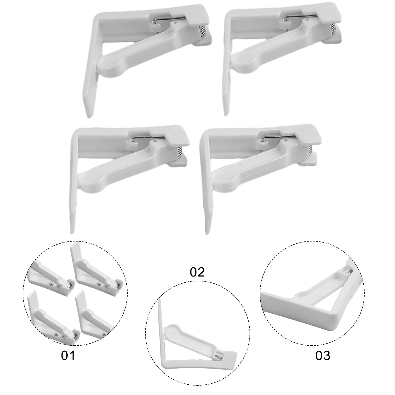 Brand New High Quality Table Cloth Clips Tablecloth Clips 4Pcs Easy To Operate Light Weight Non-slip Practical To Use