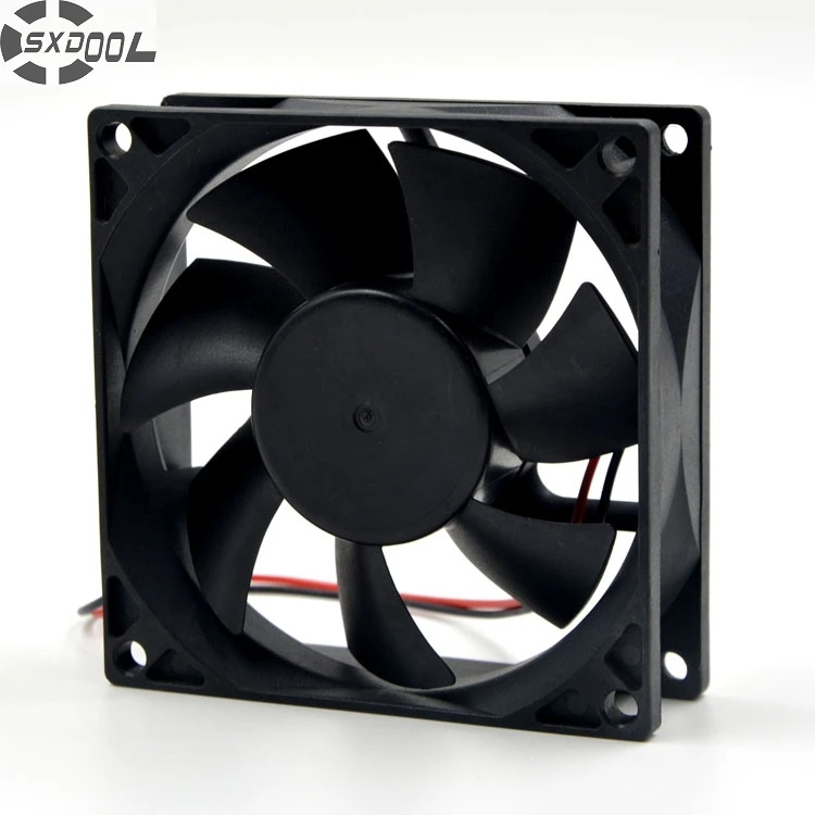 

SXDOOL RDL8025S 8025 80*80*25mm DC 12V 0.08A 2-wire Fan Silent Quiet Server Inverter Cooling Fan