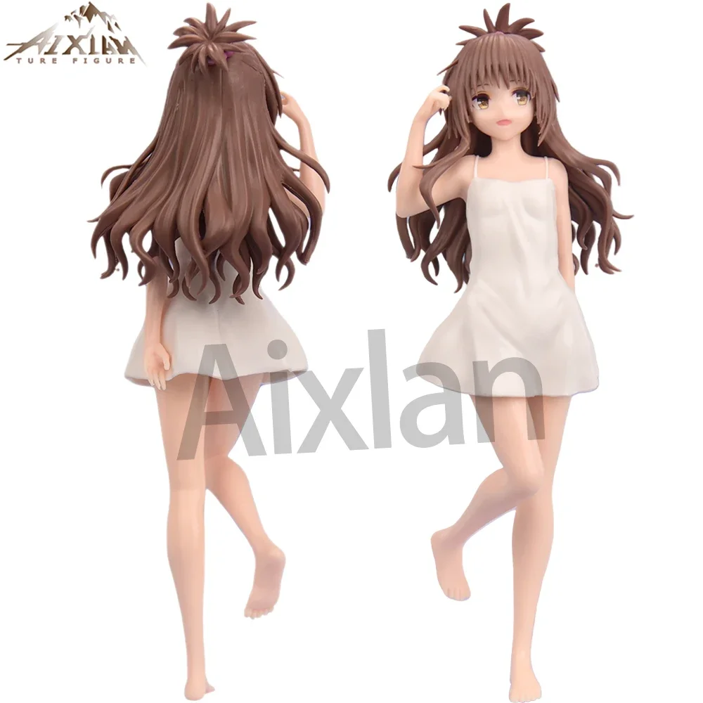 Aixlan To Love-Ru Yuuki Mikan Figure 25cm Lovely To Love PVC Action Figure Amine Thanksgiving Gift Collectible Figurine